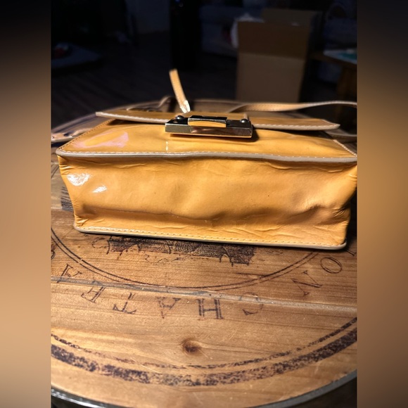 - RARE AUTHENTICATE Jimmy Choo Patent Leather Rebel Clutch - Picture 4 of 15